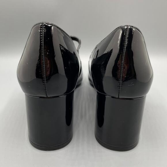 Steve Madden Irelee Heels Size 8.5 Black Patent Mary Jane Shoes Y2K Whimsigoth - Picture 8 of 10